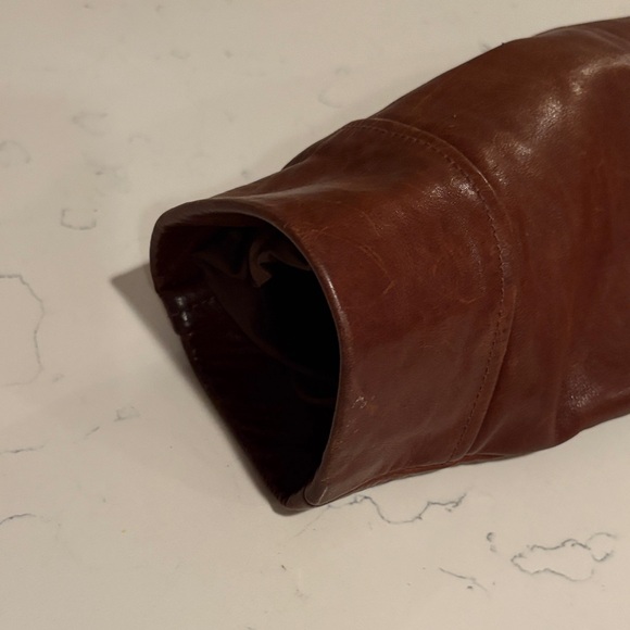 Banana Republic Men's Rich Brown Leather Jacket - Picture 3 of 16